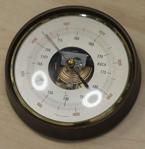 Lufft vintage barometer offen - lufft,