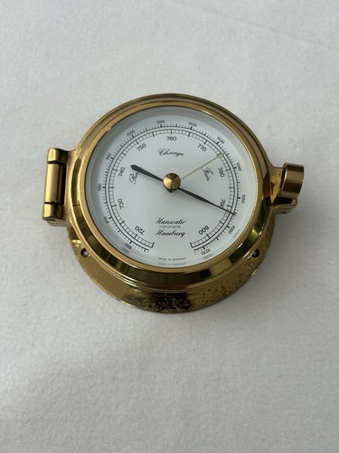 Bullauge barometer messing - bullauge,