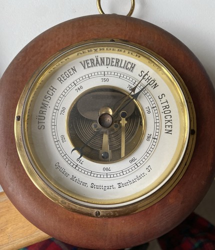 Vintage holzbarometer - vintage,