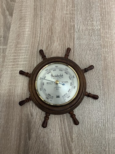 Nautisches barometer aus holz - barometer,