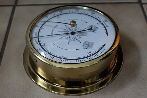Dekoratives schiffs barometer - dekoratives, schiffs-barometer