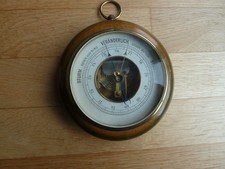 Antikes Barometer aus Holz